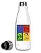 Atprints Nicola Tesla Famous Inventor Artwork Science Pallone da Viaggio Termico 350ml
