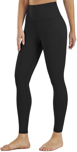 PERSIT Cozyluxe Damen-Leggings, 63,5 cm/71,1 cm, hohe Taille, butterweich, nacktes Gefühl, Yogahose für Damen, Workout, Sport, Laufen, Activewear Leggings, Schwarz , XXL