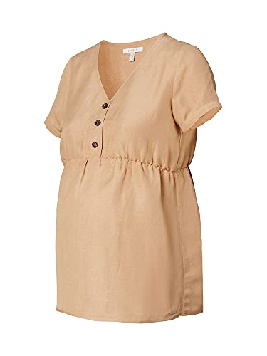 ESPRIT Maternity Damen Blouse ss Bluse, Sand-140, 40