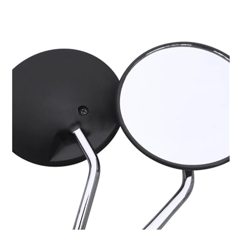 Espejo retrovisor redondo giratorio motocicleta 8mm kit de dos unidades de varilla para manillar 5
