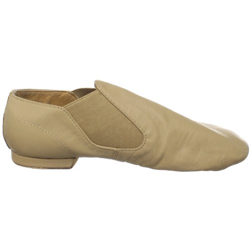 Sansha Moderno Leather Slip On Jazz Shoe,Tan,7 M Us Women's #TOP5