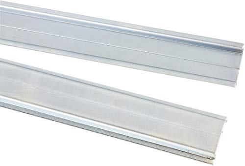 RS PRO Stahl DIN-Hutschiene Hutprofil Ungelocht, H. 7.5mm B. 35mm, L. 1m, Packung a 4 Stück