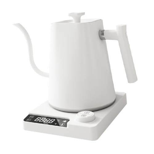 Stgfyxgs Hervidor de Café Eléctrico de Calentador de Agua Digital Tetera Profesional con Base de Temperatura Constante Adecuado para el
