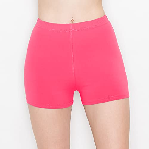 Image of ALWAYS Faux Leather Shorts - High Waist Active Stretch Yoga Short Pants for Women