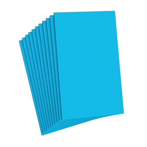Do²ping Light Blue Foam Sheets Crafts, 8.5x5.5 Inch Eva Craft Foam Paper for Crafts Project Classroom Scrapbook DIY Cosplay (Sky Blue-10 Sheets)