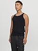 JACK & JONES Mens Basic Tank Top T-Shirt Black M #1