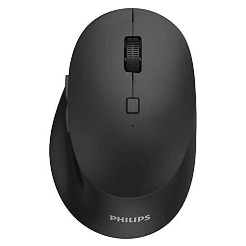 SPK7507 Mouse wireless - Regolabile fino a 3200 dpi, 2,4 GHz, clic silenzioso con 6 pulsanti, colore nero - Mouse gaming - Immagine 2
