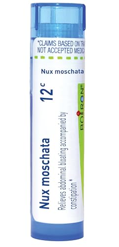 Boiron Nux Moschata 12C for Abdominal Bloating & Constipation - 80 Pellets