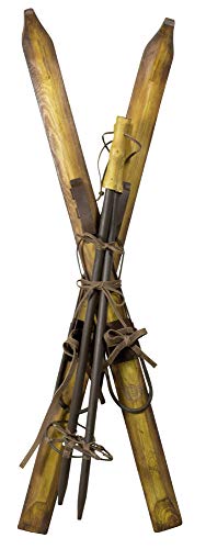 itsisa Deko Ski aus Holz 90 cm - Nostalgie Ski, Winterdeko, Deko...