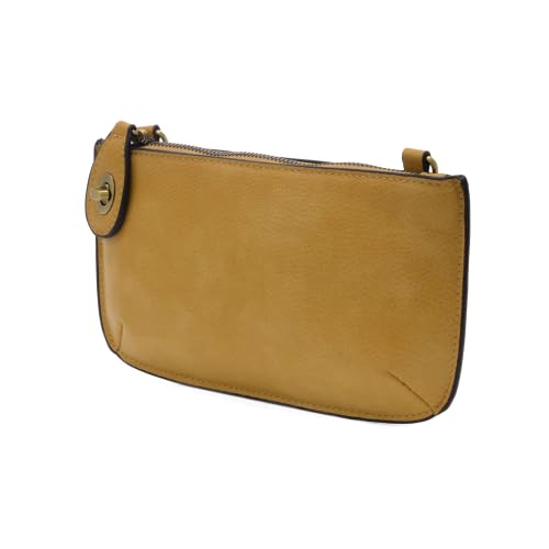 Image of Joy Susan Women's Fashion Purse Mini Crossbody Wristlet Clutch Hand Bag - Golden Tan