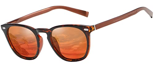 Tolumo Gafas De Sol Polarizadas Retro Para Hombres Y Mujeres, Con Patas De Metal Tr90, Marco Ultraligero Uv400 Para Conducir, Golf, Pesca, Marco Marrón Lente Marrón Tolumo Gafas De Sol Polarizadas Retro Para Hombres Y Mujeres, Con Patas De Metal Tr90, Marco Ultraligero Uv400 Para Conducir, Golf, Pesca, Marco Marrón Lente Marrón