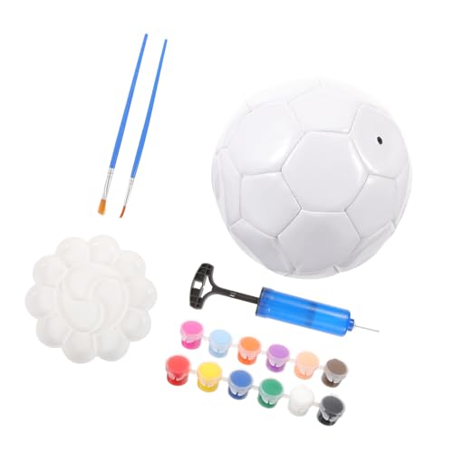 Balón de fútbol para pintar y decorar habitaciones infantiles en tardes de manualidades