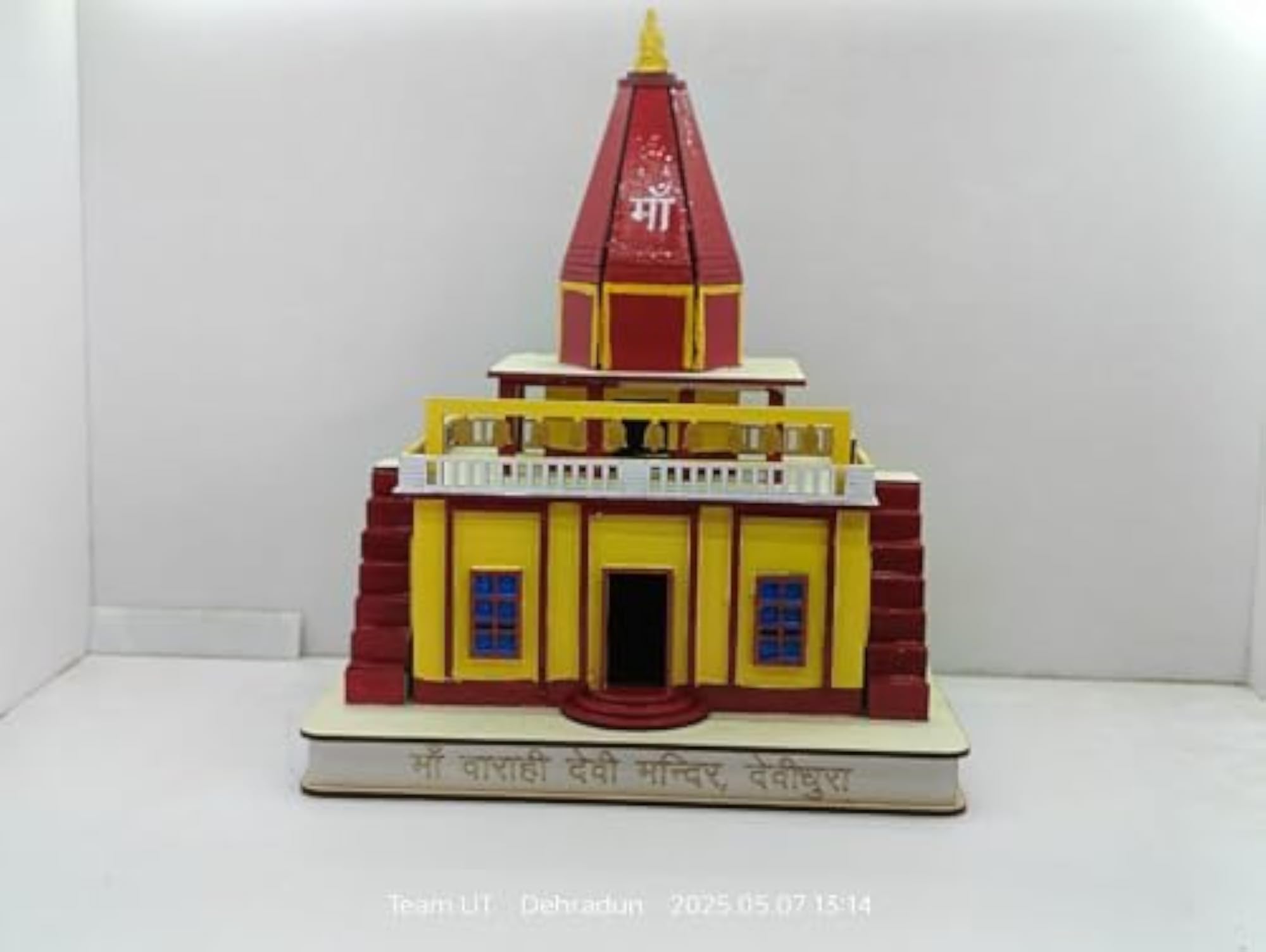 Shri Virahi Devi Mandir Temple Model, Decorative Replica