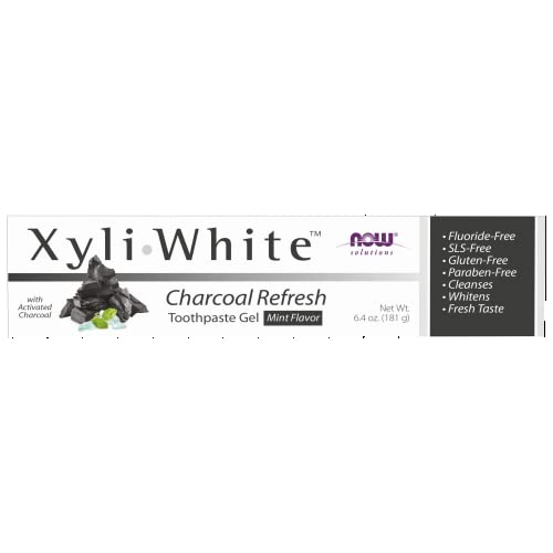 NOW Xyliwhite Charcoal Refresh - Mint Toothpaste 181g Cover