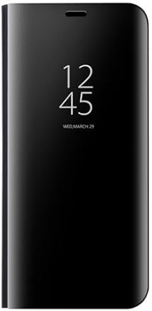 Coque Clear View Estuche de pie con Mirilla para Xiaomi Pocophone F1(Negro) Coque Clear View Estuche de pie con Mirilla para Xiaomi Pocophone F1(Negro)