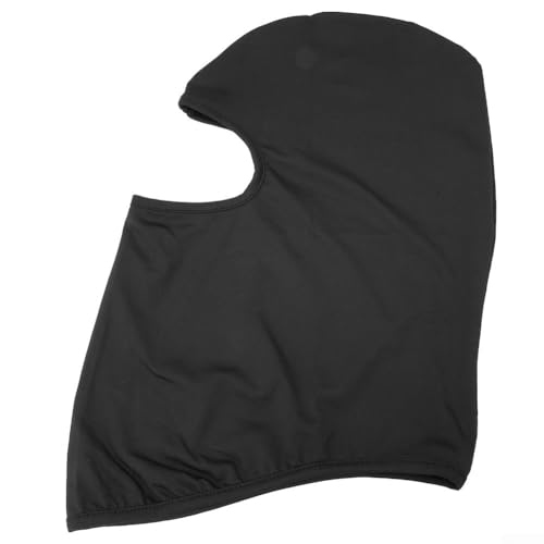NINMORTH Pasamontañas de ciclismo versátil para hombres y mujeres, máscara facial completa transpirable para correr, esquí y deportes al aire libre, negro (negro)