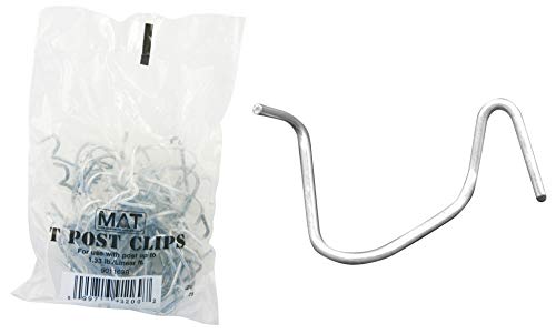 G & B 901169B 25-Count T-Post Clips