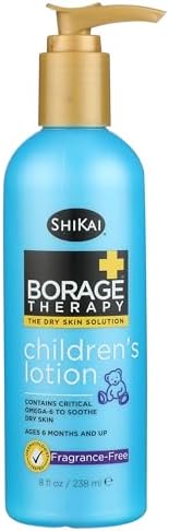 Shikai Borage Dry Skin Therapy Children's Formula Moisturizing Body Lotion-8,oz.