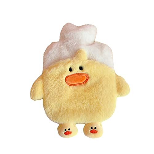 Bouillotte à eau peluche Duck 3D UKKO mini bouteille d'eau chaude portable pour étudiante