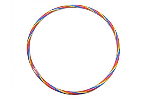 BLUE SKY - Hula Hoop - Gioco all'aperto - 046540A - Multicolore - Plastica - 80 cm di diametro - Giocattolo per bambini e adulti - Gioco all'aperto - A partire dai 3 anni