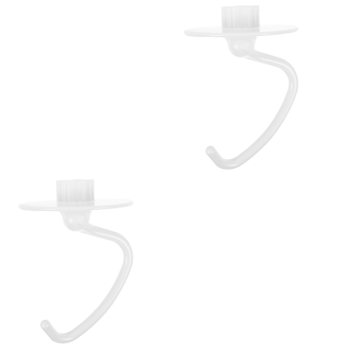 PRETYZOOM 2 Pezzi gancio per impastare cucina miscelatore per cucina utensile per impastare Gancio cucina ciotola attaccamento accessori da cucina accessori del mixer alluminio