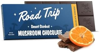 Road Trip Desert Stardust Magic Mushroom Chocolate Bar (Dark Chocolate Orange)