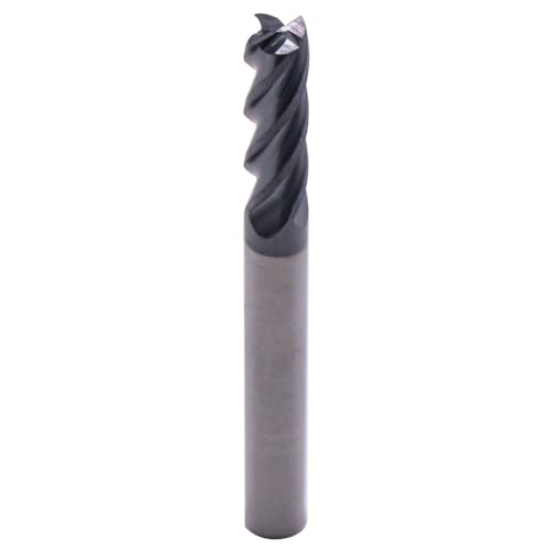 Image of 4 Flute Solid Carbide Square End Mill Set(5Pcs, 3 /16 inch), AlTiN Coated | 35 Helix, 3 /16 inch Cutting Dia, 3 /16 inch Shank Dia, 5 /8 inch LOC, 2 inch OAL For Milling Alloy Steel, Hardened Steel, Iron, Copper