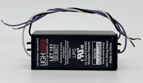 Image of GE 66970 - Lightech 150 watt Output 120 Volt Input Electronic Halogen Transformer (LET-151-24V), Dimmable