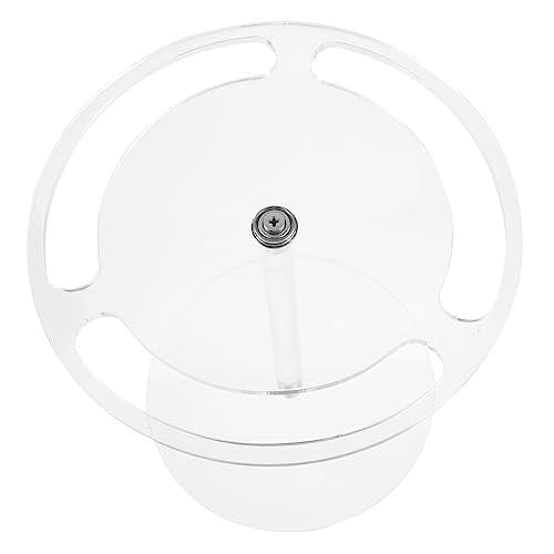 FUNOMOCYA 360 Rotating Sunglass Stand Acrylic Eyewear Display Compact Sunglasses Rack