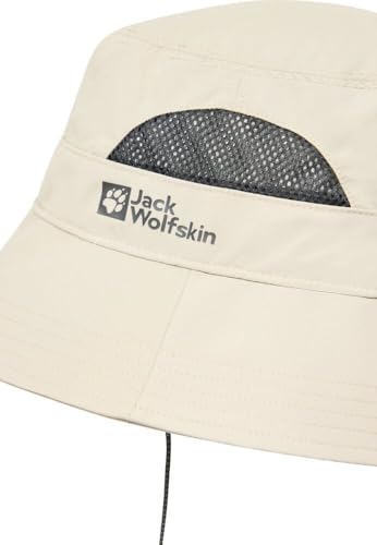 Jack Wolfskin Unisex Vent Bucket Hat Sonnenhut, Stone, Einheitsgröße EU