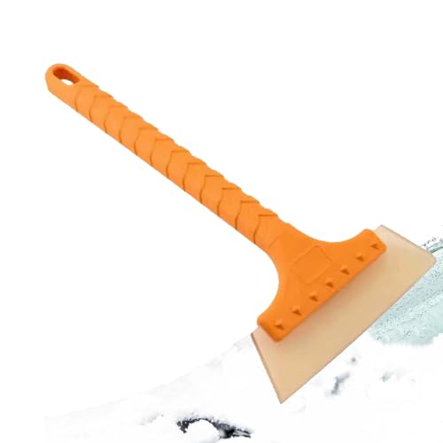 Tewzafiya Rascador de hielo, ergonómico multifuncional, eliminación de nieve y escarcha – para parabrisas, camiones de viajeros, casa, mañana, aparcamiento, avenida, invierno, coche al aire libre