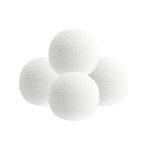 4PCS Bolas Eliminadoras de Escoria, Esponja Absorbente de Aceite Reutilizables, Bolas de Escoria para Spas, Bola de Esponja de Escoria Flotantes para Bañera de Hidromasaje Piscina y SPA