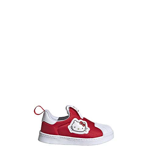 adidas Hello Kitty Superstar 360 Shoes Kids', Red, Size 7K