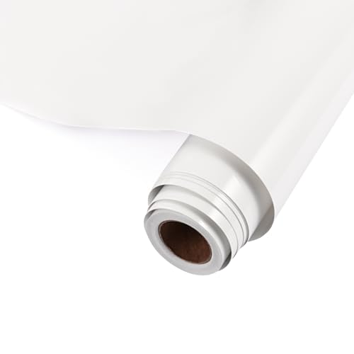 NANAPLUMS Plotterfolie Textil Transferfolie für Textilien - Flexfolie zum Aufbügeln Plotterfolie für DIY Shirts 30 5 cm x 150 cm Weiß