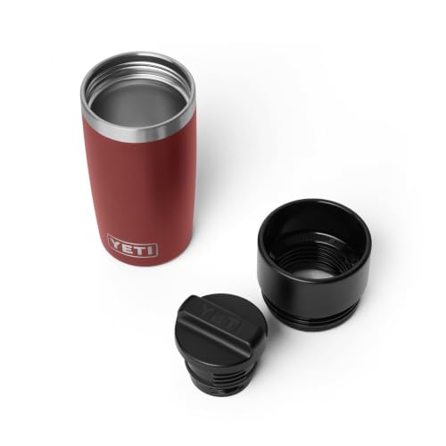 Image of YETI Rambler 12 oz Travel Bottle, Stainless Steel, Vacuum Insulated with Leakproof Commuter Cap, Stag Red