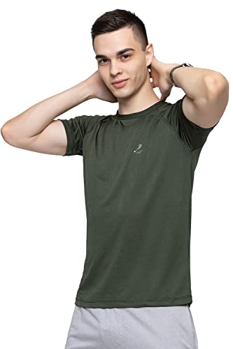 Image of Men's DRI FIT Sports Tshirt /SWEATPROOF /Anti Microbial /Extra Stretch /for Pickleball, Gym, Training, Badminton, Cricket, Tennis, Yoga, Golf (All Sports) All Colours & Sizes, Full & Half Sleeves