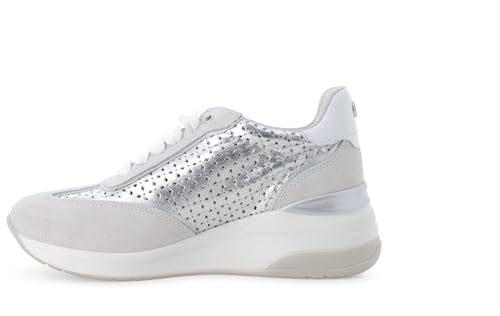 Baskets de marche grises contre la fatigue plantaire à double zip - 4
