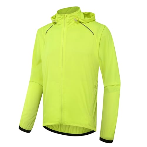 Chaqueta impermeable liviana con capucha y ajuste miniatura 1