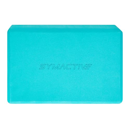 Image of Amazon Brand - Symactive High Density Premium EVA Foam Yoga Block for Strength, Balance, and Flexibility, Odour Resistant, Extra Large Size (4 x 6 x 9 inches, Set of 1)