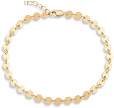 Made By Mary Poppy Bracelet – Minimalist Stackable Chain Bracelet...