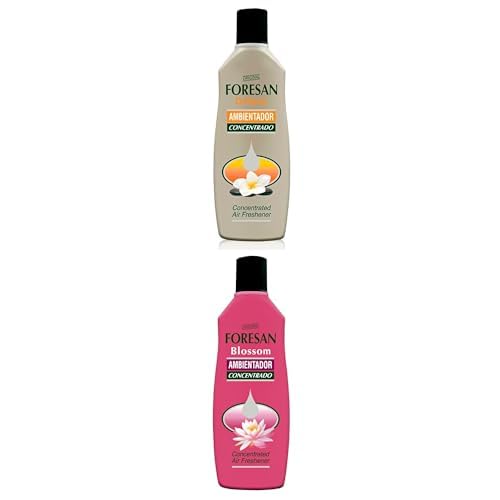 FORESAN - Pack de 6 Ambientadores Concentrados - Ambientador Líquido para el Hogar, Elimina los Malos Olores, Estancia Perfumada Durante 48 Horas