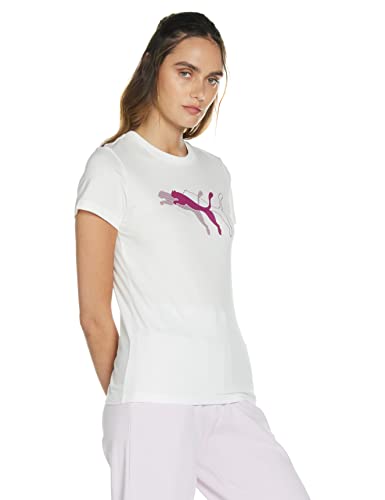 Image of Puma Women's Letter Print Regular Fit T-Shirt