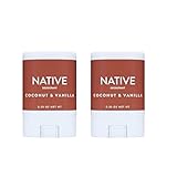 Generic Native Deodorant Mini Travel Size Coconut & Vanilla - (Aluminum Free, Phthalate Free) pack of 2