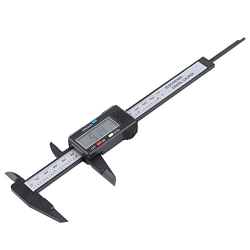 Display LCD preto Vernier Caliper, Slide Caliper, Indústria de Fibra Plástica para Casa