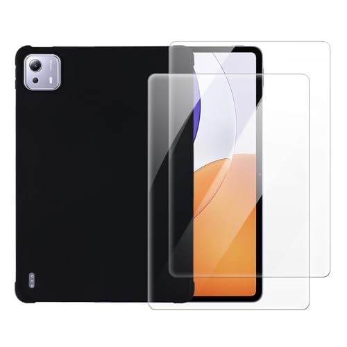 Funda Xiaomi Pad 7S Pro 12.5 con cristal templado negro cubierta protectora 2 en 1