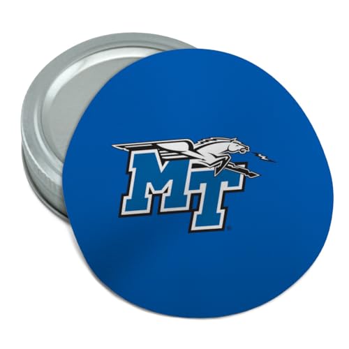 Graphics & More Middle Tennessee State Primary Logo Round Rubber Non-Slip Jar Gripper Lid Opener