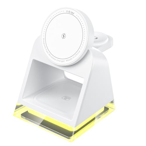 Station de charge rapide 15W magnétique sans fil pour iPhone et AirPods