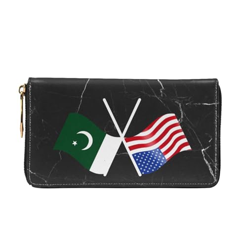 American And Pakistan Flag Wallet Card Bag3