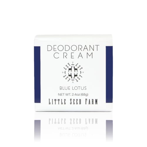Little Seed Farm All Natural Deodorant Cream - Blue Lotus, 2.4 oz