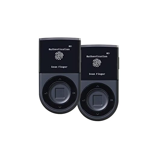 DCENT Hardware Wallet 2-Pack | Biometric Cold Storage, Bluetooth, Crypto